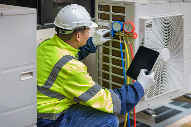 Professional Hvac technician working in Selma, NC